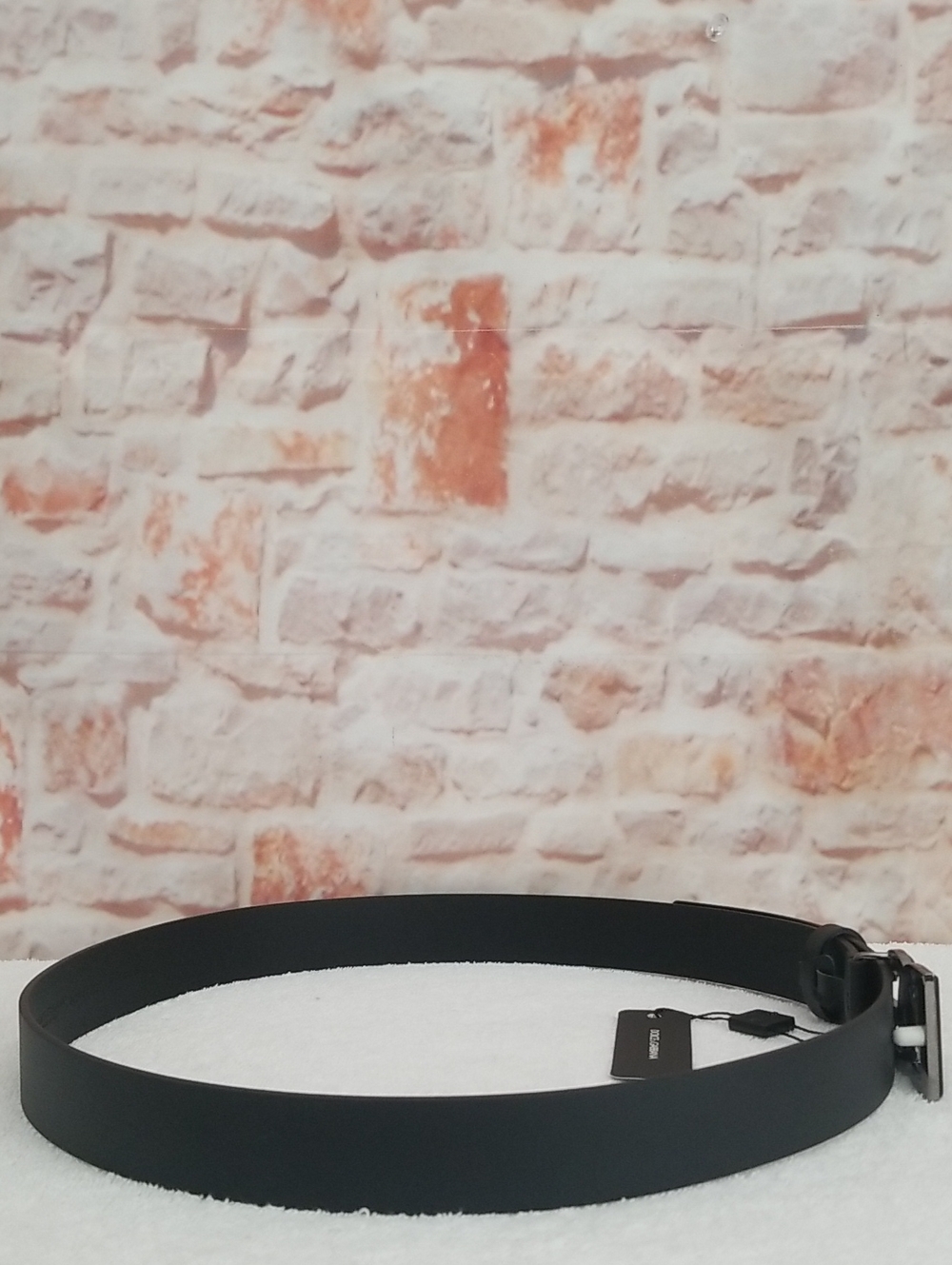 New Dolce & Gabbana Logo Leather Belt - Picture 8 of 10
